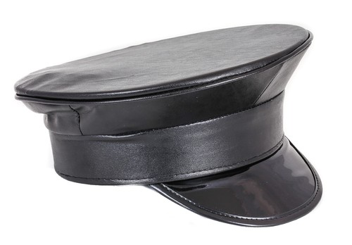 Black vegan leather - vegan, police