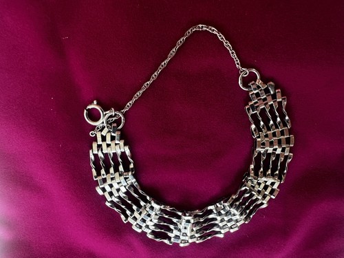 Vintage silver bar gate - 5,