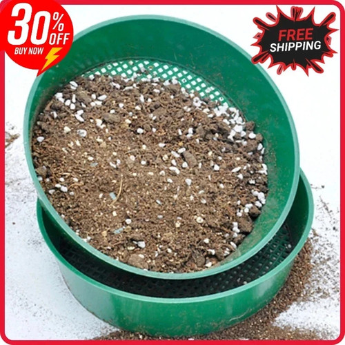 Plastic soil sieve filter - "plastic,