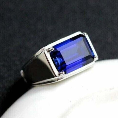4ct emerald cut blue - emerald,
