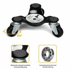 3 Wheel Moving Dolly Heavy Appliance Furniture Movers Move Castors Roll 60kg