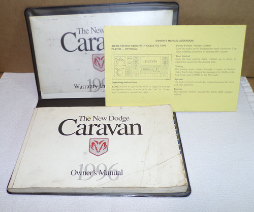 1996 dodge caravan oem - dodge, ,oem,owners