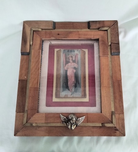 Vintage hand made wooden - , box