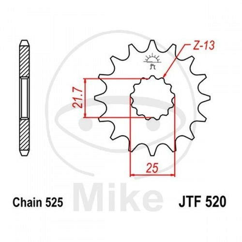 Sprocket z17 525 726 for - sprocket,