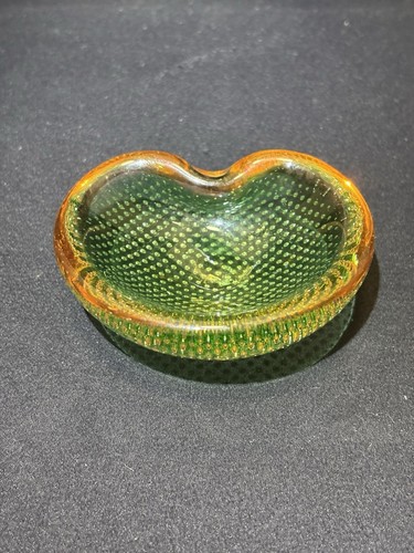 Vintage murano glass ashtray - murano,