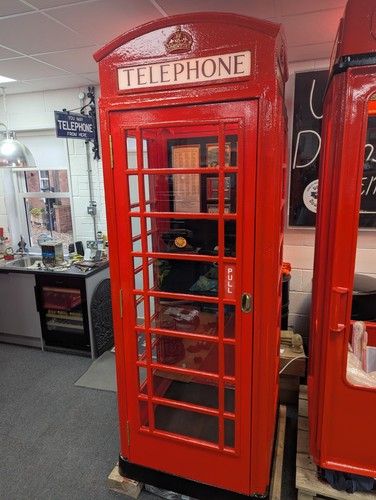 Original red telephone box - k6,