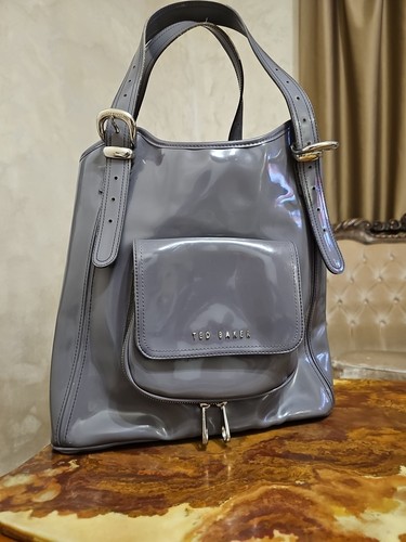 Ted baker grey glossy - grey, tote