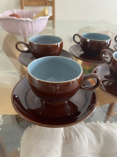 Denby brown blue ceramic - &, cup