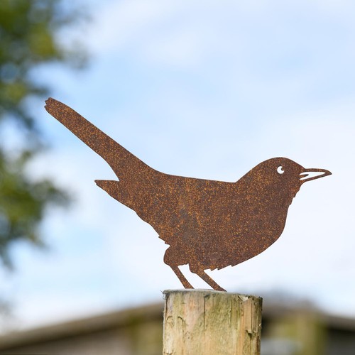 Steel blackbird fence - steel, topper