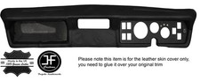 BLACK STITCH DASH DASHBOARD LEATHER COVER FITS RELIANT ROBIN MADE IN UK
