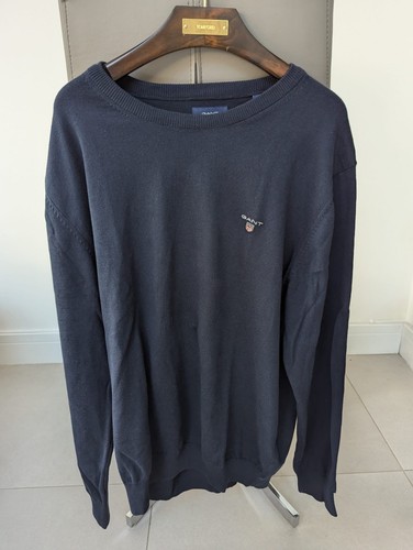 Men gant navy blue crew - men's,