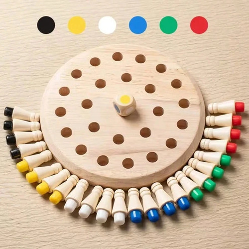 Memory match stick chess color - match,