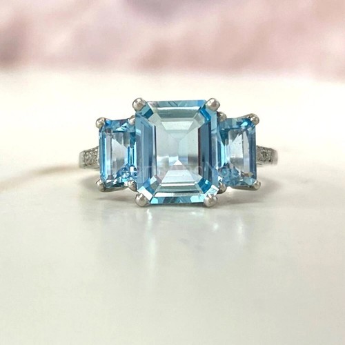 2ct aquamarine lab created - 2ct,