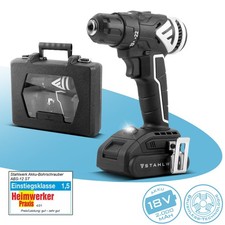 Stahlwerk brushless cordless screwdriver set 18V 2Ah cordless drill/driver battery drill