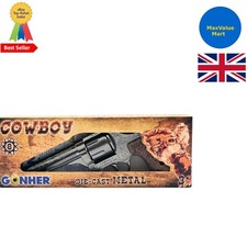 Colorful 8 Shot Cowboy Gun for Kids – Red, Green & Blue, No Batteries Required