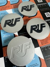 Ruf Metal Centre Caps Alloy Wheel Porsche 911 996 997 GT3 GT2 CTR Turbo Fuchs RS