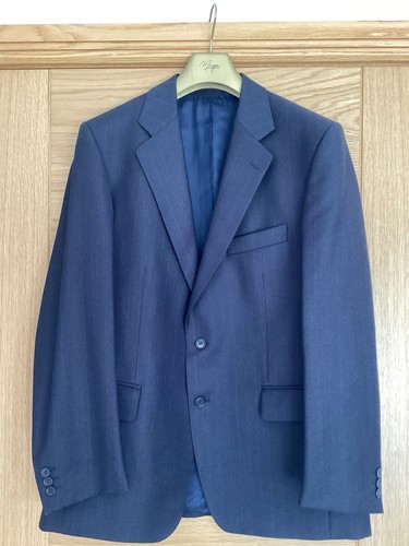 Men navy blue pinstripes - men's,