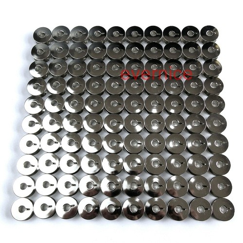 100 bobbins sized metal - l,