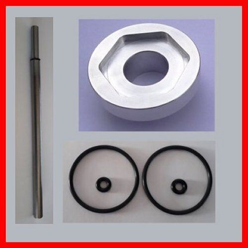 Air cylinder end cap - end, gauge