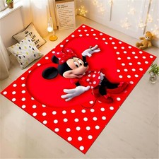 Minnie Mouse Rug,Nursery Rug, Cute Rug, Minimalist Rug, Custom Rug, Child Rug,