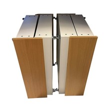 MALM White Stained, under bed