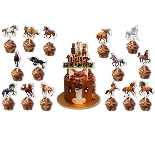 Horse racing cake - racing,