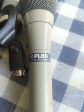 Electro-Voice PL80 Vintage Dynamic Microphone 1980s USA