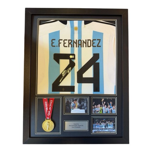 Enzo fernandez signed shirt - enzo,