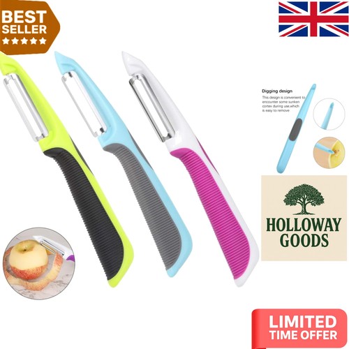 Ergonomic 3pcs swivel peelers - ergonomic,