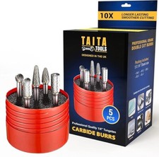 5pc Carbide Burr Set 1/4"