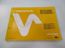Honda MTX125R MTX200R II Parts