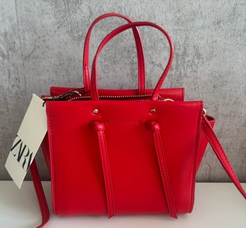 Zara women red handbag - zara,