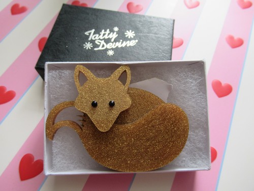 Tatty devine glitter fox - devine,