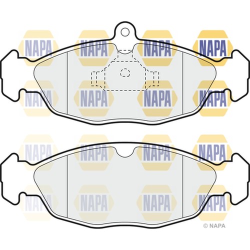 Brake pads set - set, opel