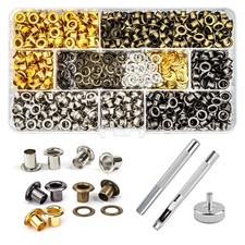 600Pcs 3/16 Metal Eyelets