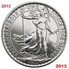 2013 1oz Silver Britannia