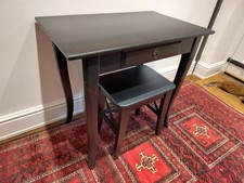 Ikea leksvik black desk - ikea,