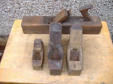 VINTAGE/ANTIQUE THREE WOODEN BENCH PLANES & A JACK PLANE