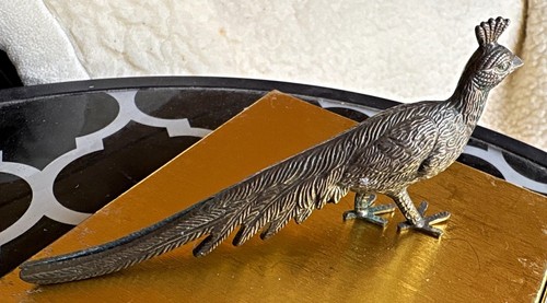 Peacock silver type metal - peacock,