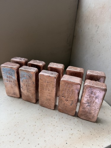 Copper bullion bar - bar, 10)