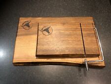Set of 2 Cheese Board/  Wire cutting  Board   