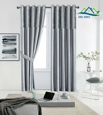 Crushed Velvet Band Curtains