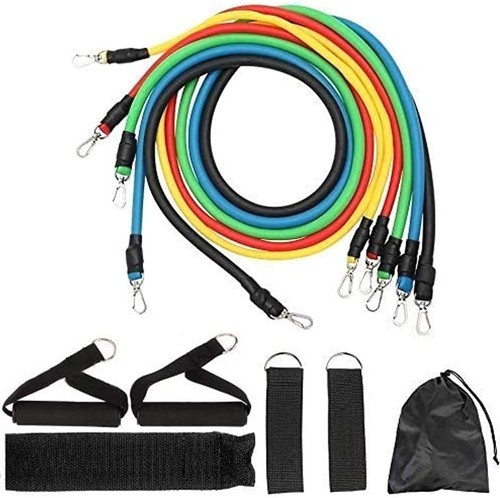 11pcs set resistance bands - set,