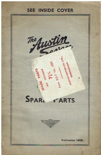 Austin seven original 1937 - seven,