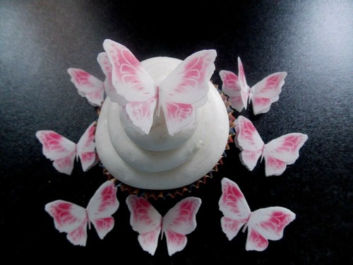 Precut double white pink - 12, white/pink