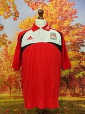 Liverpool Football Club 2007 home adidas Carlsberg Polo Shirt. UK men's size XL