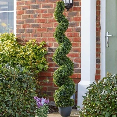 5ft artificial topiary twirl - 5ft,