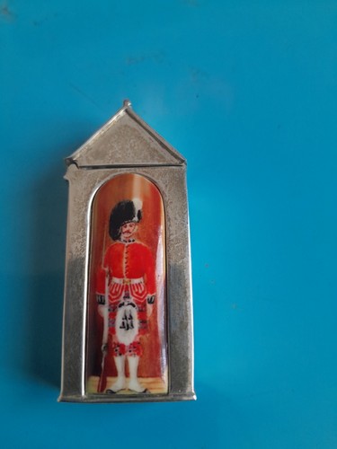 Silver hand painted - hand, enamel