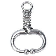 Stainless Steel Cattle Nose Ring Lightweight Free Of Punch For Dairy Cows