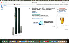 BWA Sports – Aluminium Tennis Poles to Seal 80 x 80 mm - Brand New not used